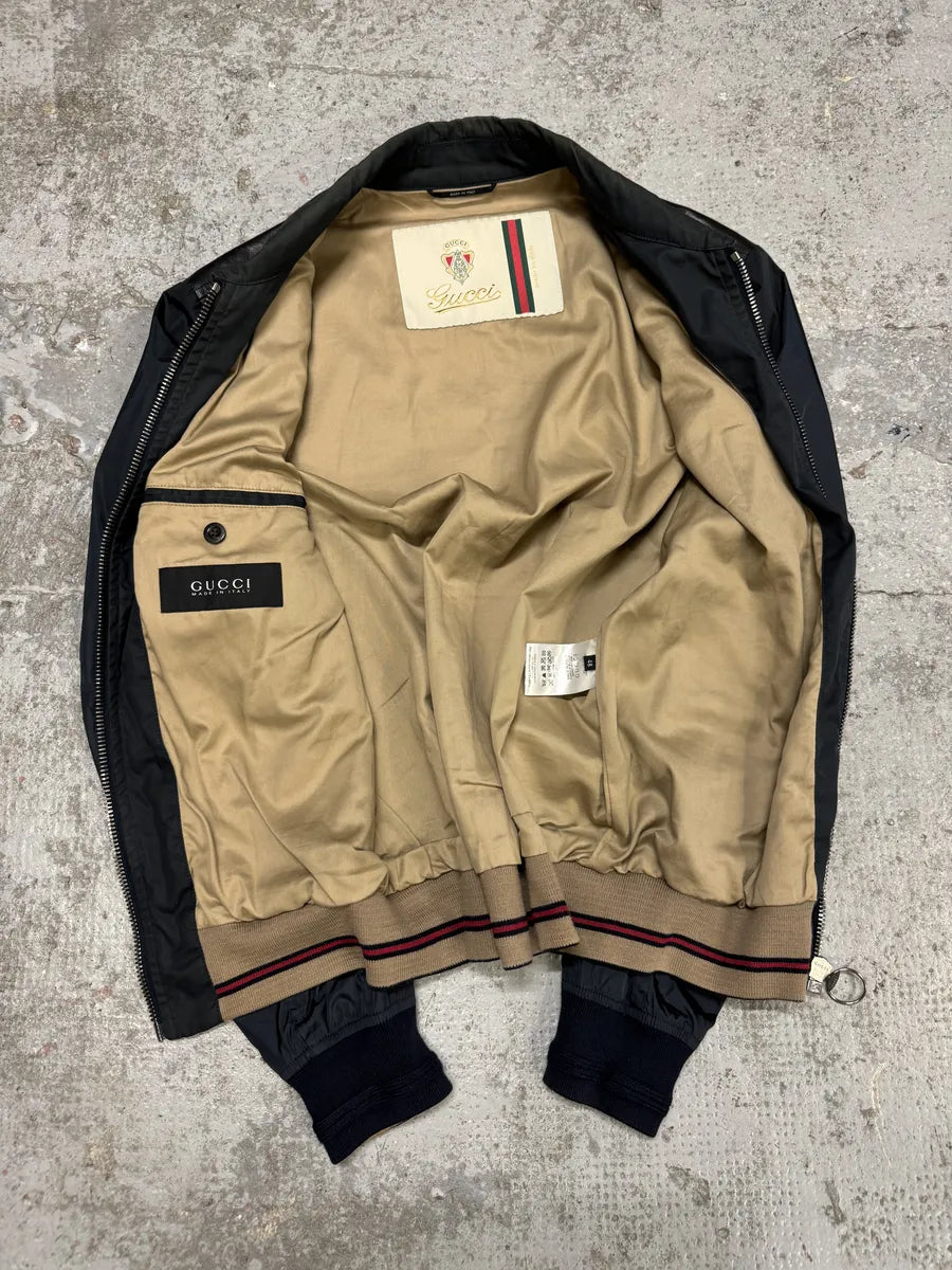 SS2009 Gucci Navy & Black Light Hybrid Jacket WVBdhyy 10