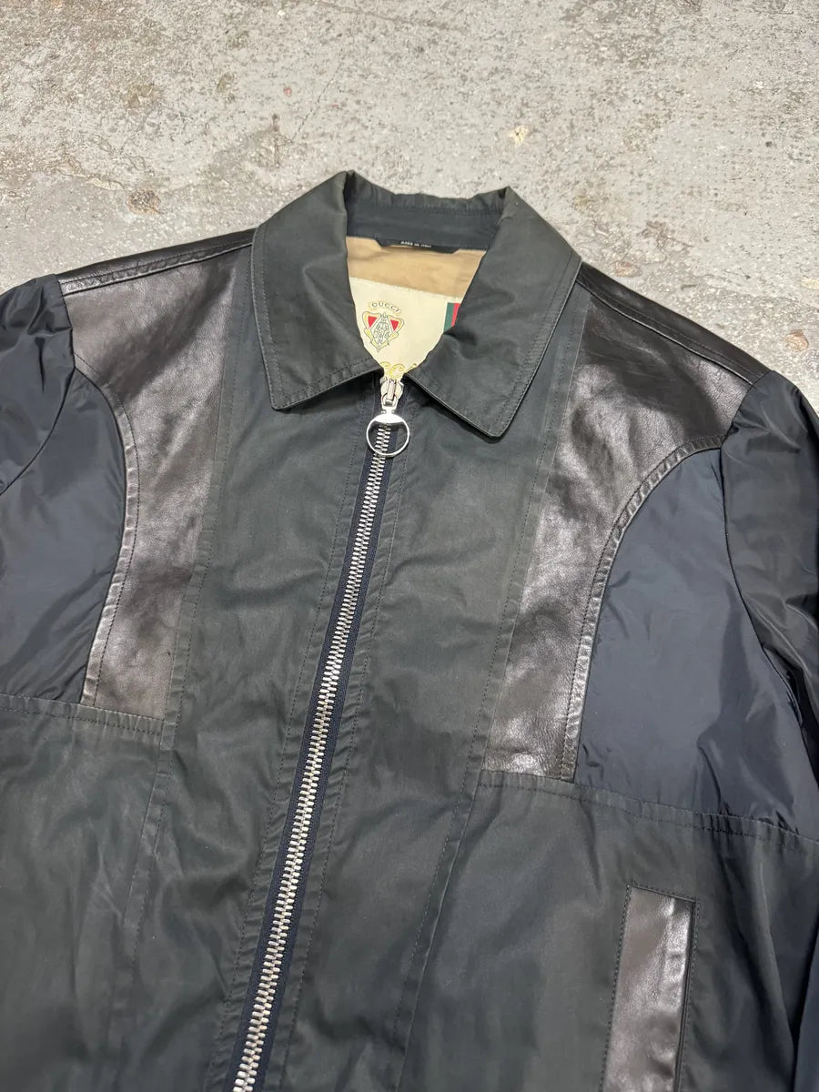 SS2009 Gucci Navy & Black Light Hybrid Jacket WVBdhyy 4