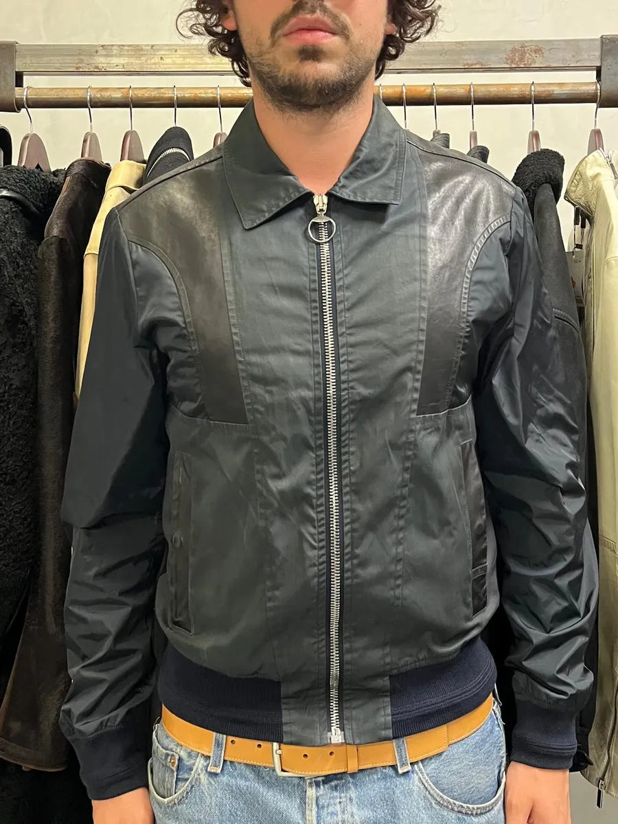 SS2009 Gucci Navy & Black Light Hybrid Jacket WVBdhyy 6