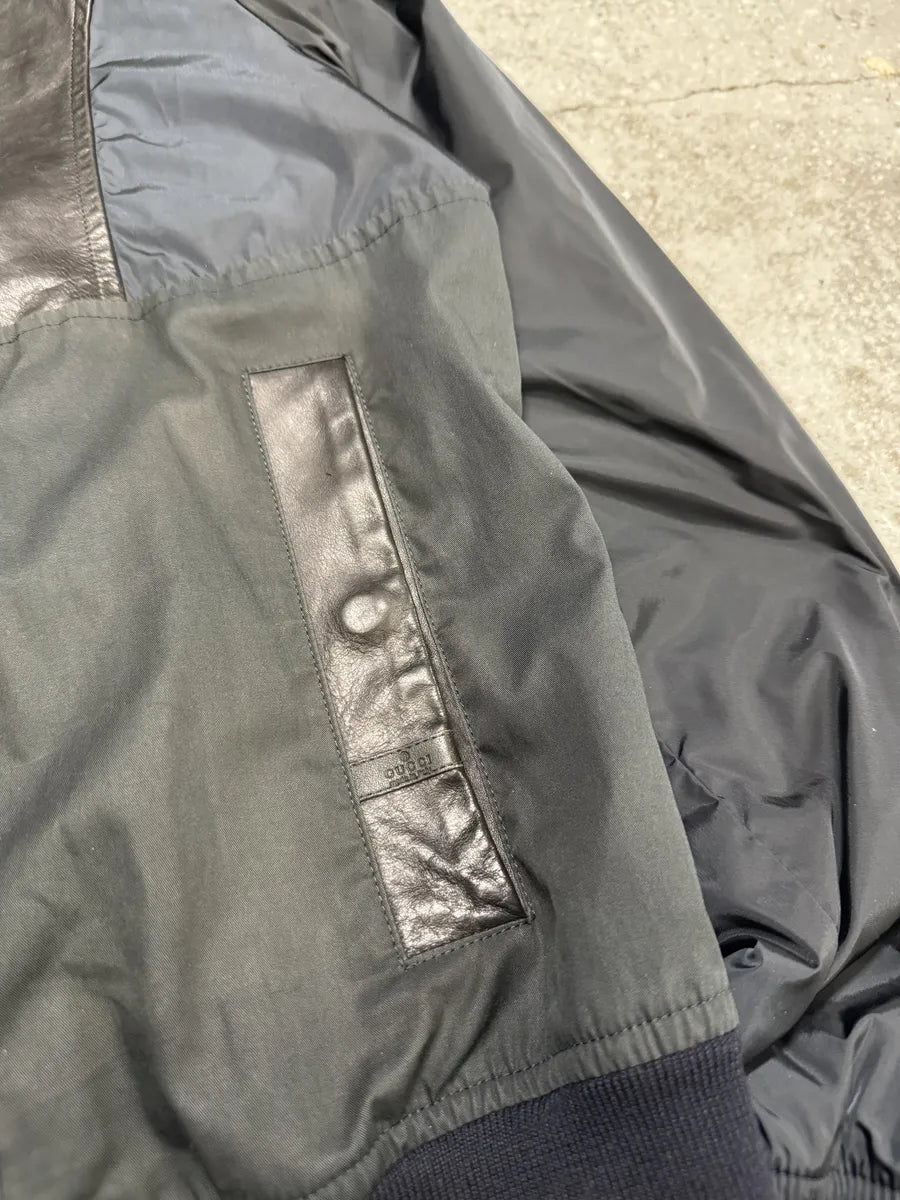 SS2009 Gucci Navy & Black Light Hybrid Jacket WVBdhyy 8