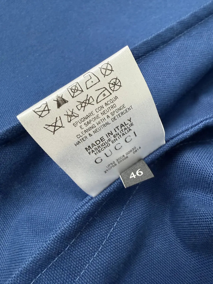 SS2009 Gucci Navy Blue Asymmetrical Multi Zips Biker Jacket by Frida Giannini gxQkVNG 10