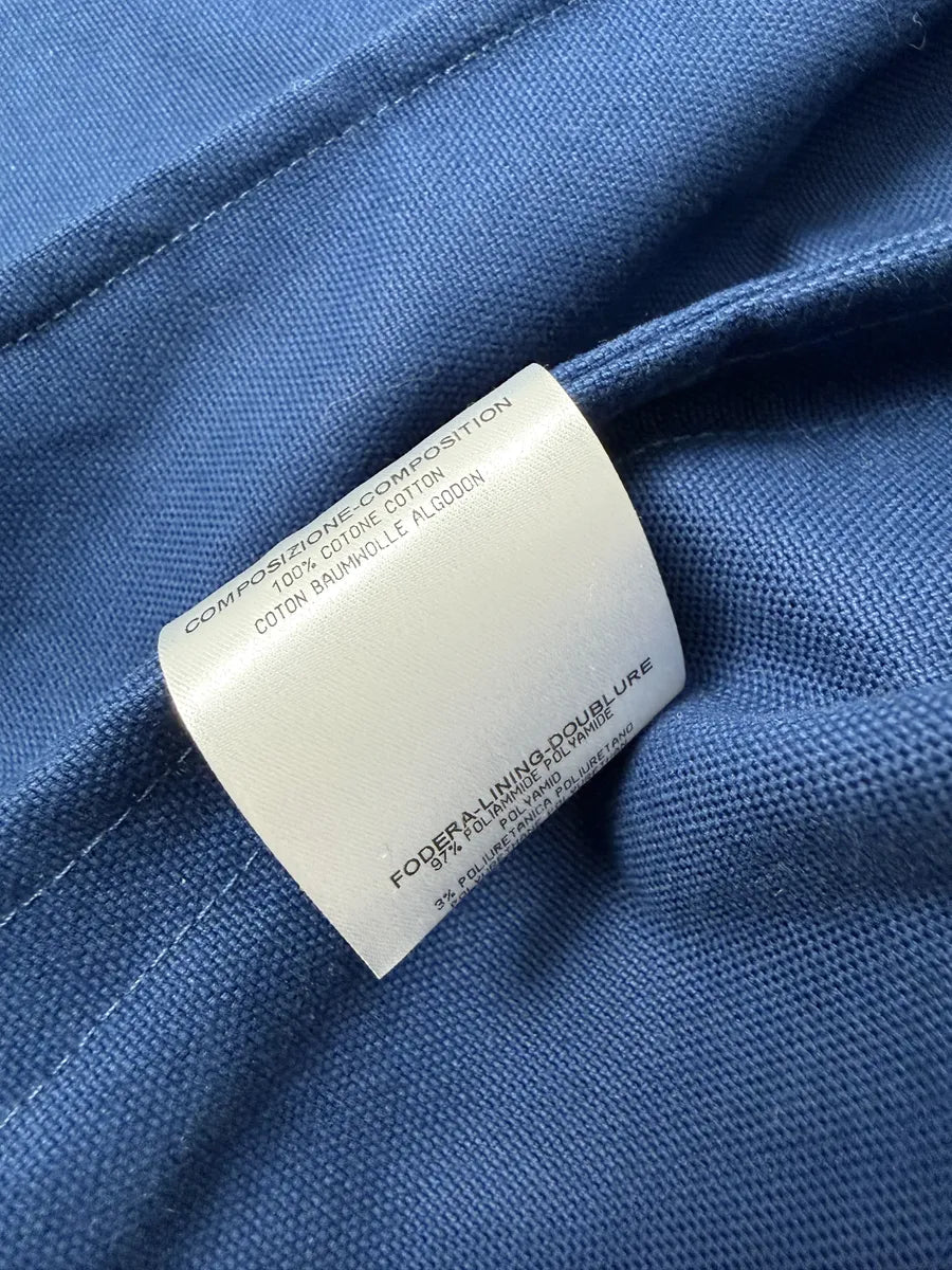 SS2009 Gucci Navy Blue Asymmetrical Multi Zips Biker Jacket by Frida Giannini gxQkVNG 11