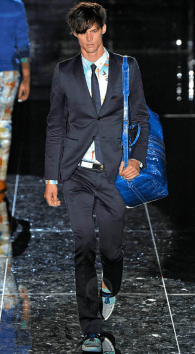 SS2009 Gucci Navy Silver Medal Chinos Pants by Frida Giannini SBESbxh 1