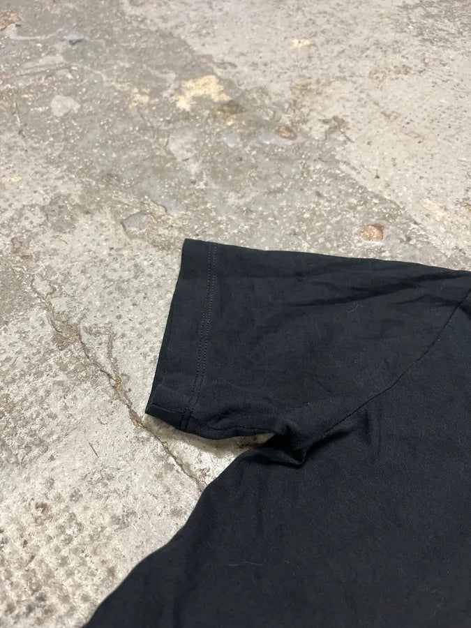 SS2009 Prada Black Flowers Relief T-Shirt tXmPeYB 3