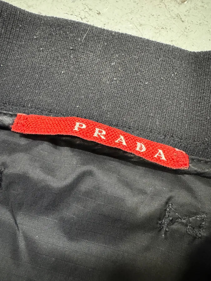 SS2009 Prada Black Nylon Light Jacket qnnVWcB 7