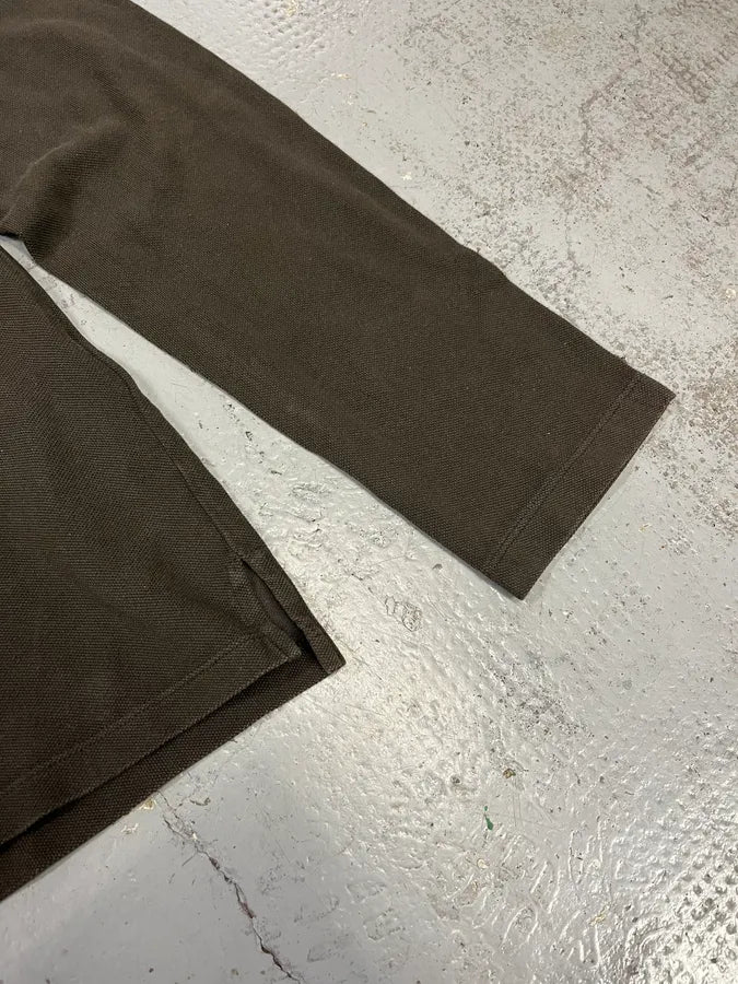 SS2009 Prada Dark Green Classy Longsleeve Polo nWoiiAO 4