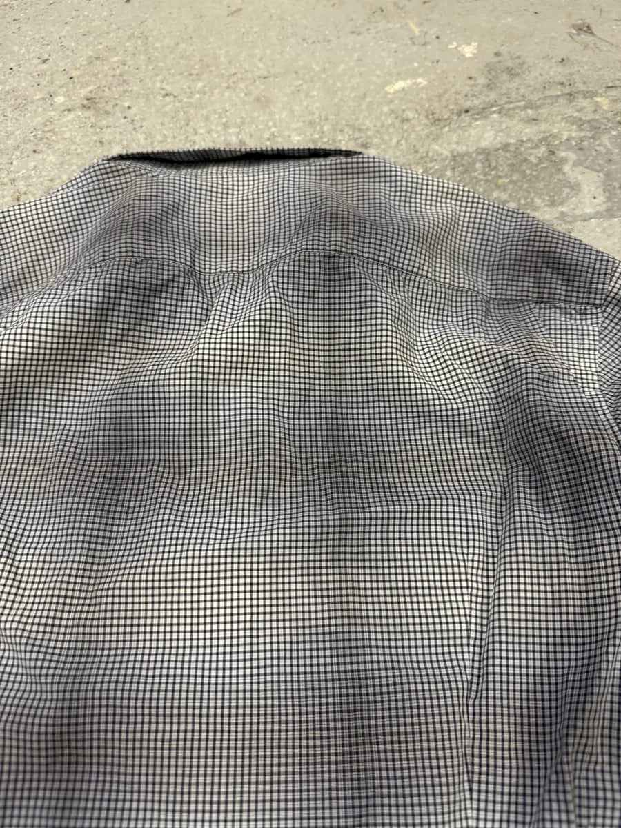 SS2009 Prada Grey Checked Gradient Shirt wPqllUf 5