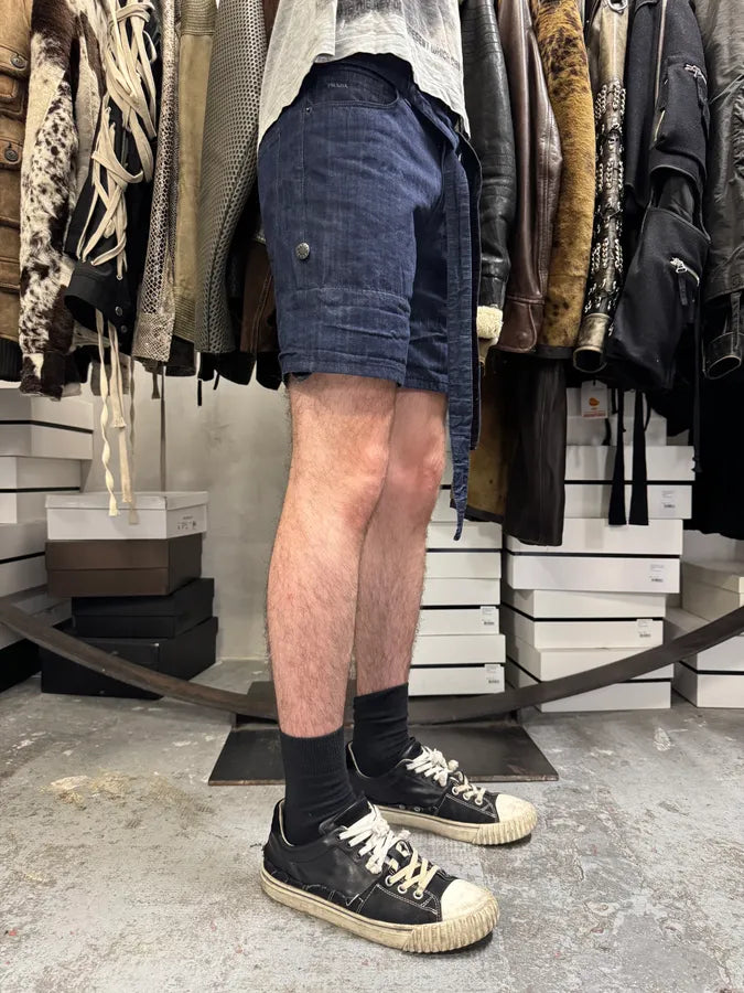 SS2009 Prada Raw Denim Short OEMzPkT 2