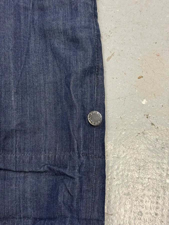 SS2009 Prada Raw Denim Short OEMzPkT 6