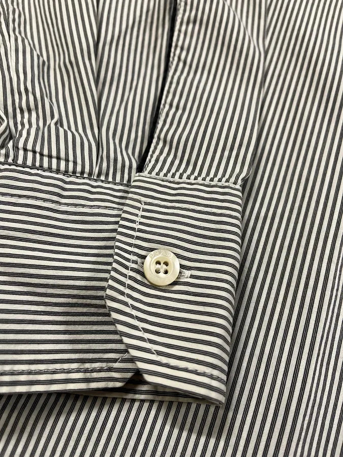 SS2009 Prada White Striped Minimalist Shirt (M) NJXEiRT 8