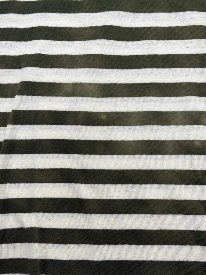 SS2010 Acne Studios Olive & White Striped Longsleeves KpfTwIG 7