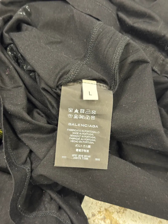 SS2010 Balenciaga Abstract Art Black Longsleeves qiiUbqq 6