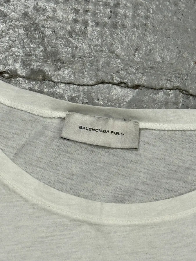 SS2010 Balenciaga Abstract Art White Longsleeves xIFVGiv 7