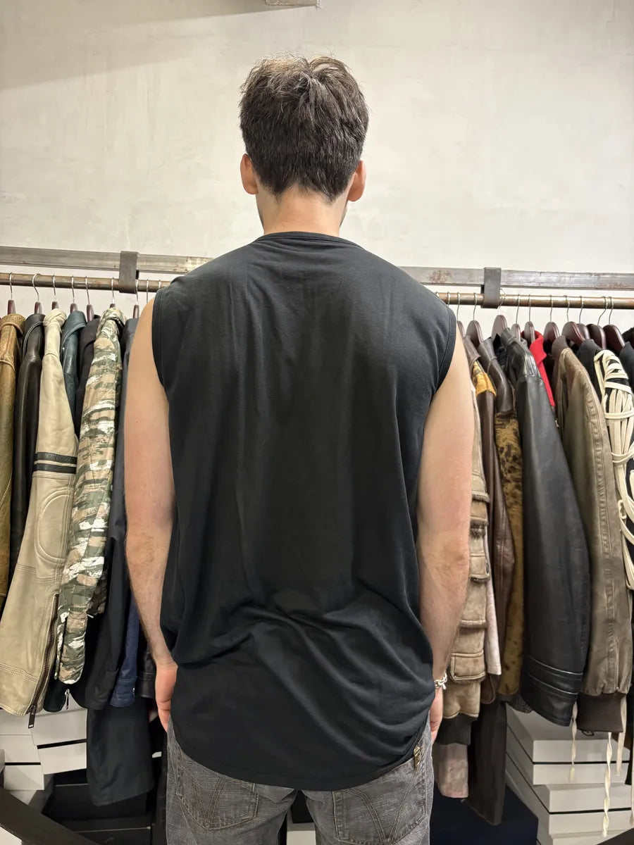 SS2010 Balenciaga Black & Blue Contemporary Tank Top yGylGTL 2