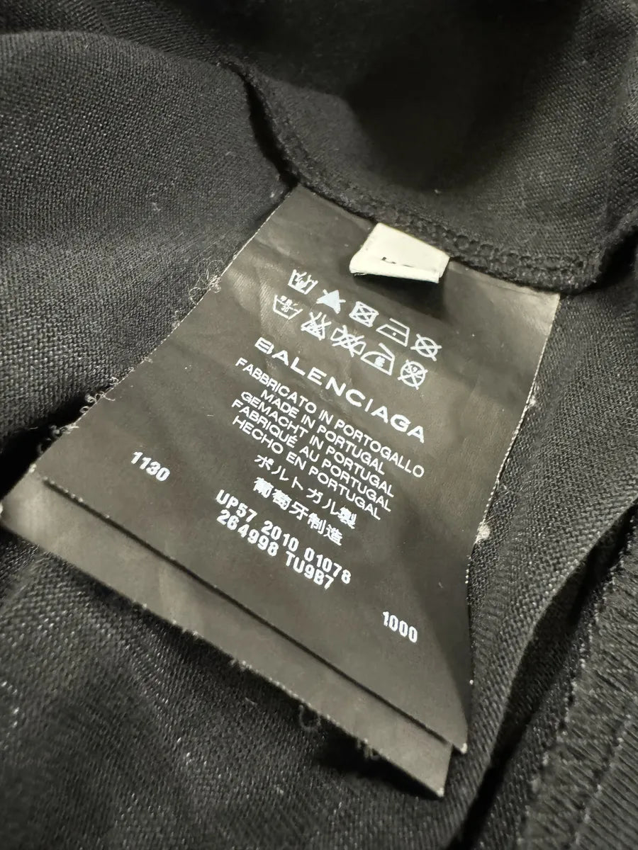 SS2010 Balenciaga Black & Blue Contemporary Tank Top yGylGTL 5