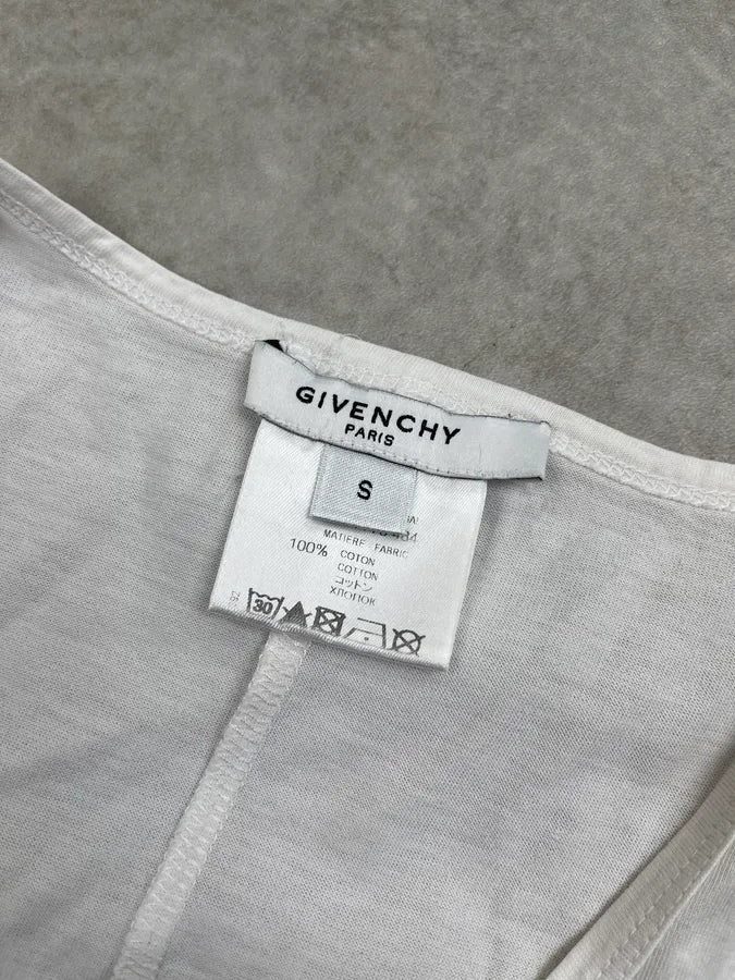 SS2010 Balenciaga Mystic Bird White Tank Top IWKExvV 6