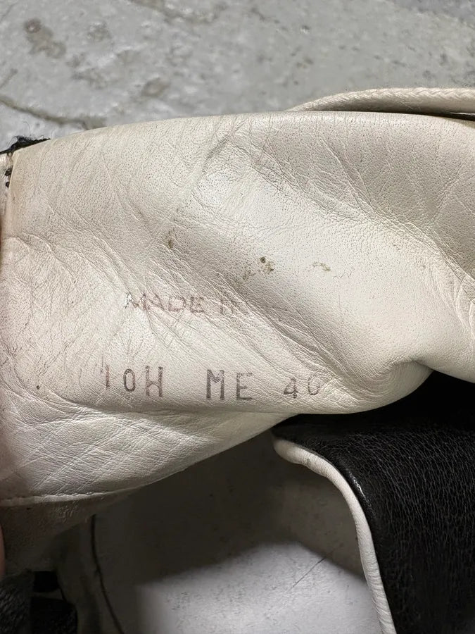 SS2010 Dior Kris Van Assche Black Leather Laced Sneakers Boots (40eu/us7) XaHUywI 8