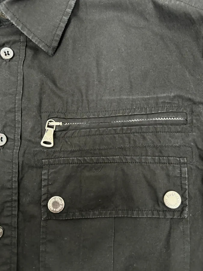 SS2008 Dolce & Gabbana Black Utility Cargo  Shirt ugQYORo 6