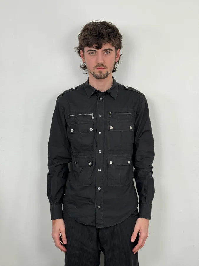 SS2008 Dolce & Gabbana Black Utility Cargo  Shirt ugQYORo 2