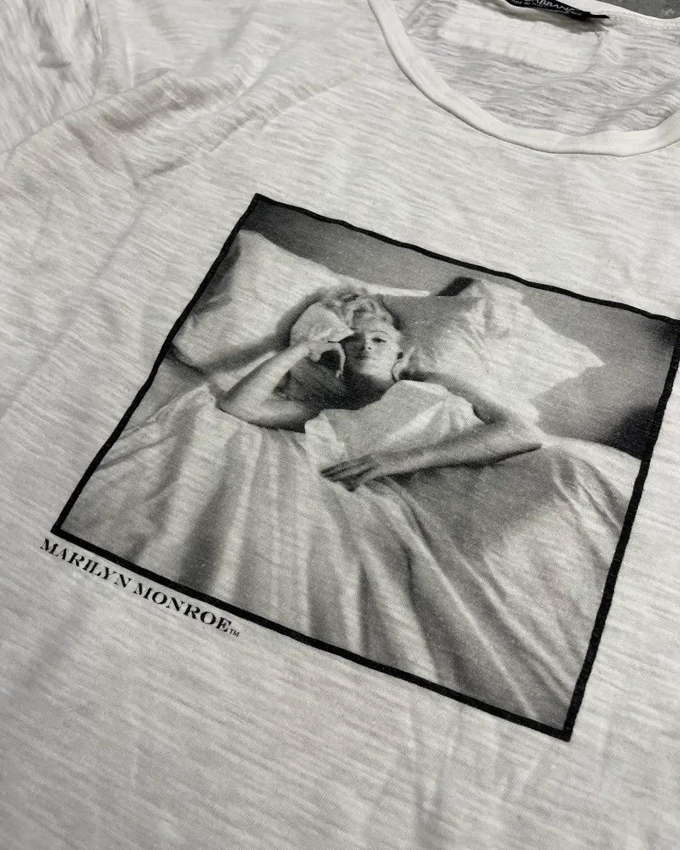 SS2010 Dolce & Gabbana White Marilyn Monroe T-Shirt KGtNzDL 5
