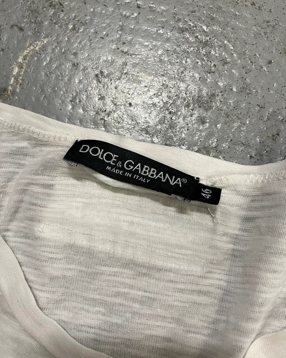 SS2010 Dolce & Gabbana White Marilyn Monroe T-Shirt KGtNzDL 9