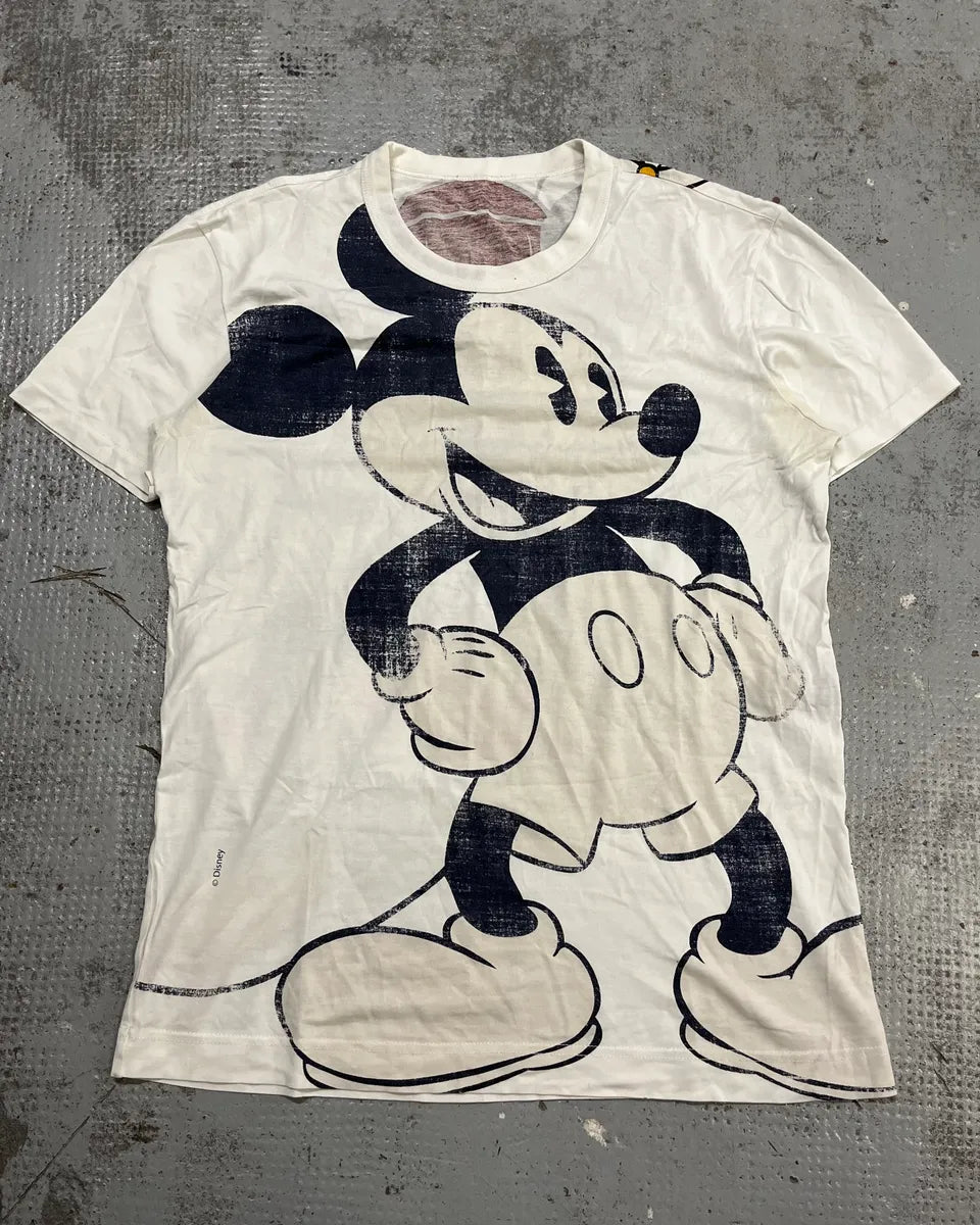 SS2010 Dolce & Gabbana White Mikey T-Shirt mJBKplH 0