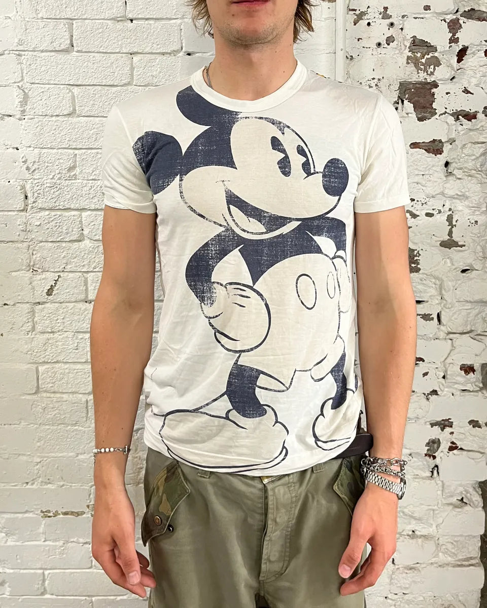 SS2010 Dolce & Gabbana White Mikey T-Shirt mJBKplH 1
