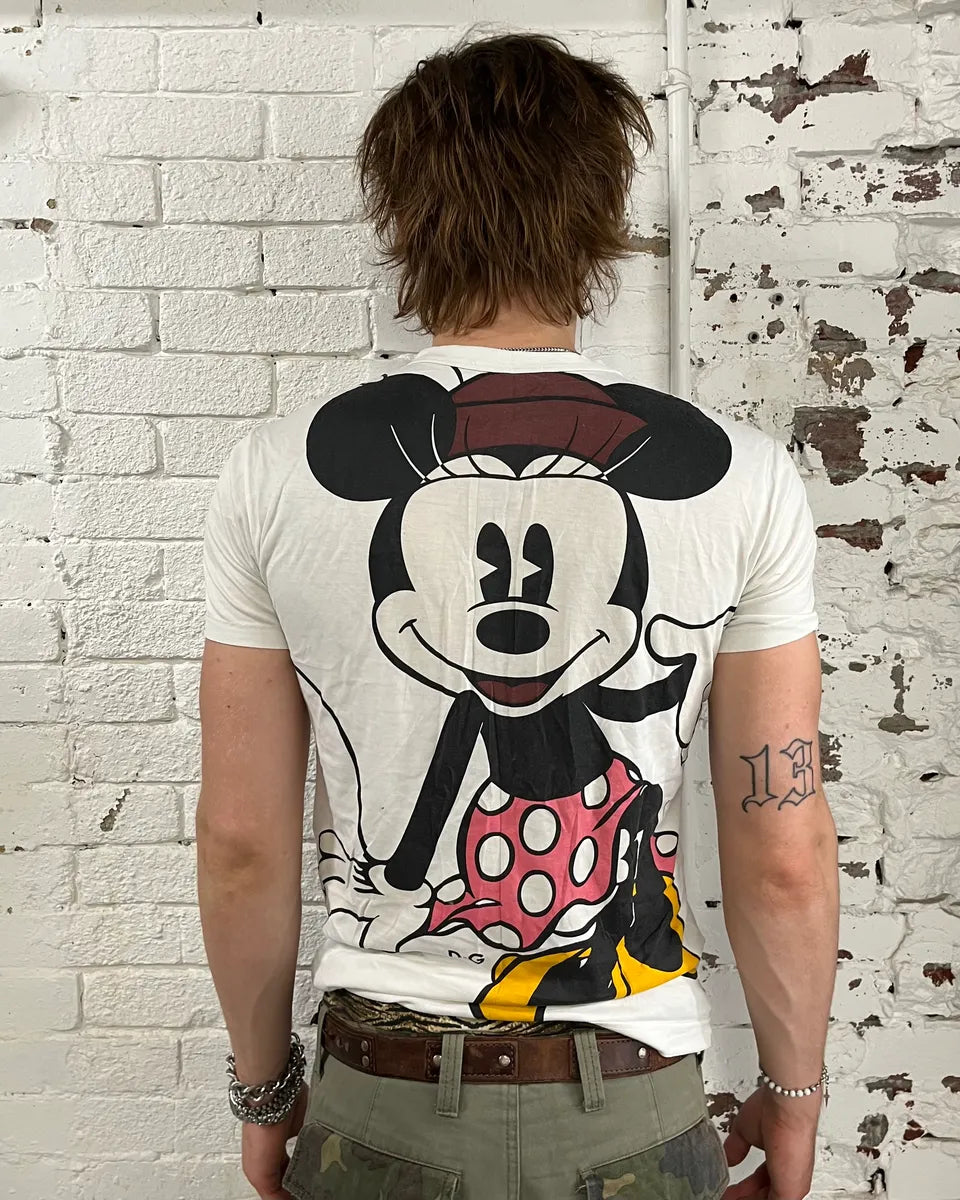 SS2010 Dolce & Gabbana White Mikey T-Shirt mJBKplH 2