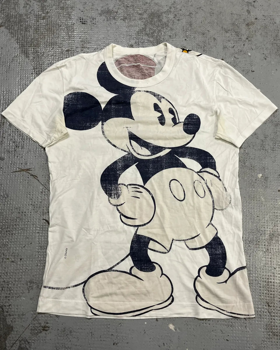SS2010 Dolce & Gabbana White Mikey T-Shirt mJBKplH 3