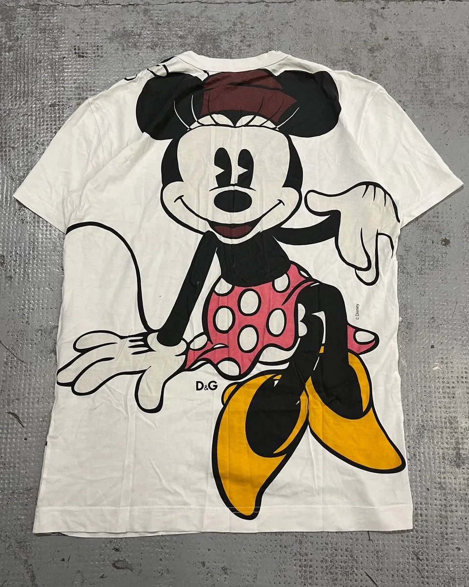 SS2010 Dolce & Gabbana White Mikey T-Shirt mJBKplH 8