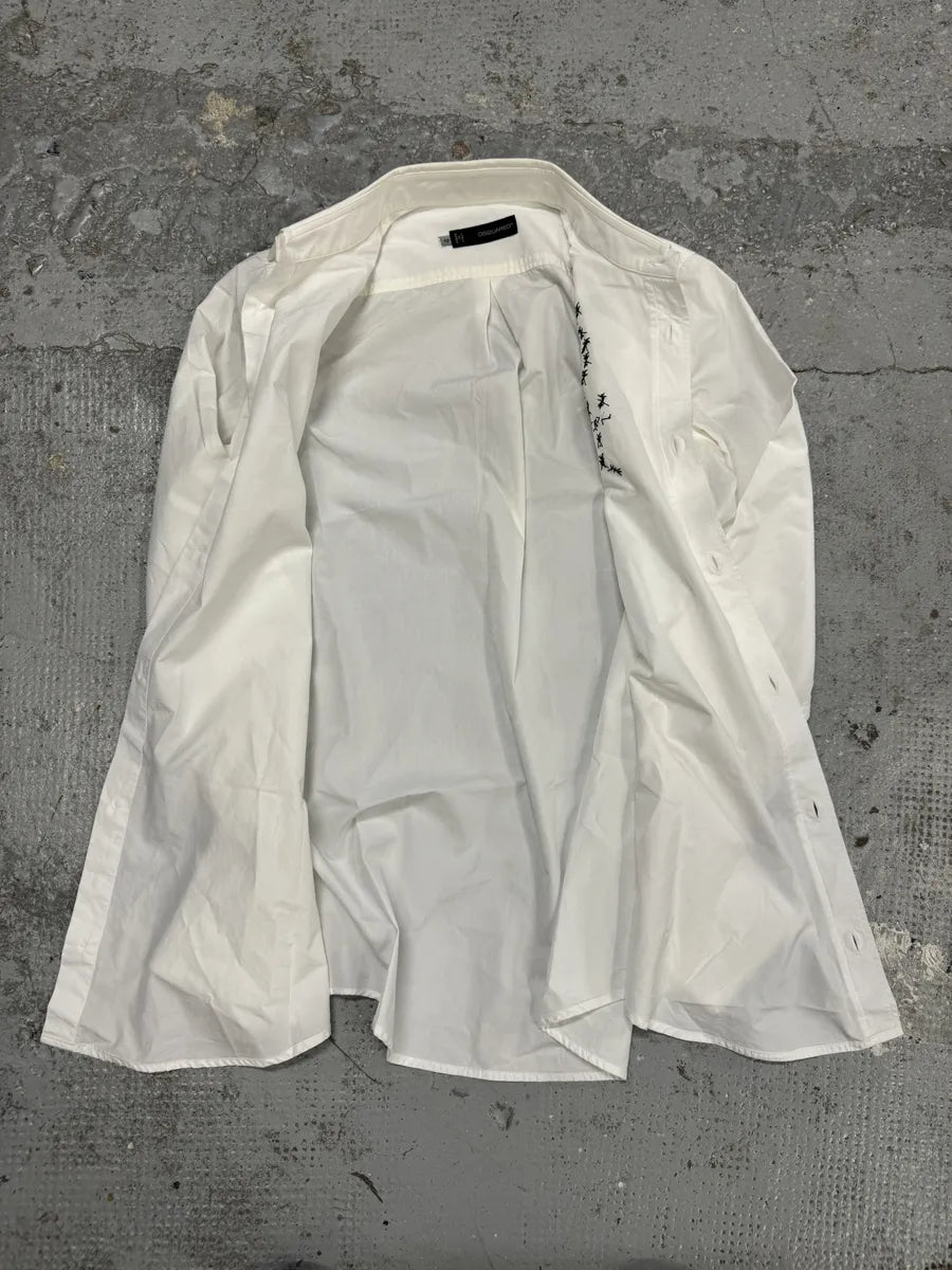 SS2010 Dsquared2 Ants White Shirt OQnCjvE 10