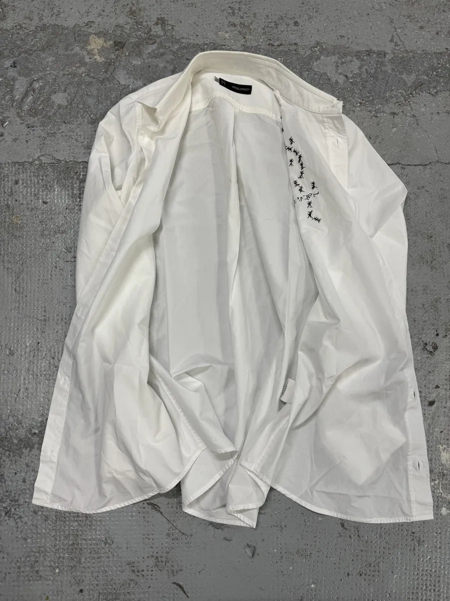 SS2010 Dsquared2 Ants White Shirt OQnCjvE 8