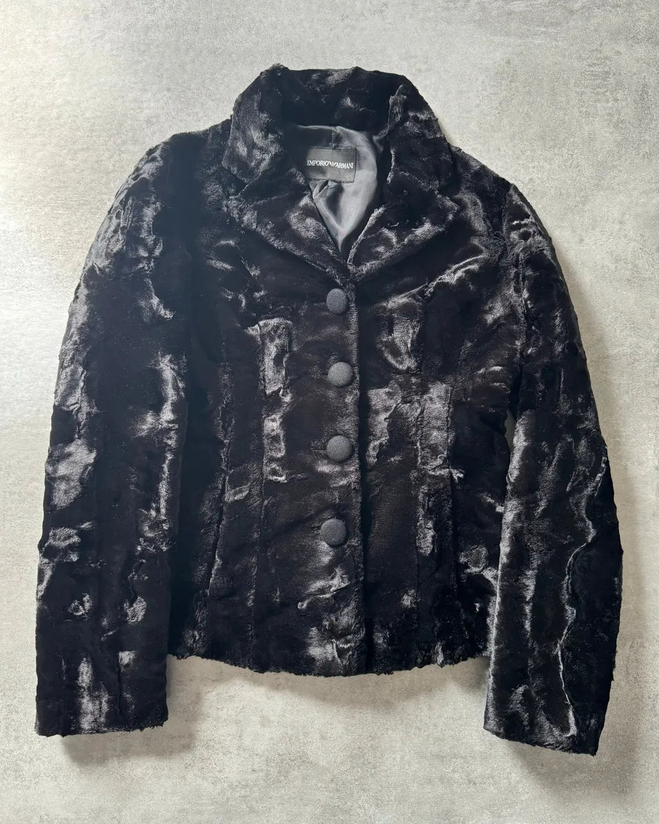 AW2011 Emporio Armani Elegant Fur Premium Jacket lYCHRJs 0