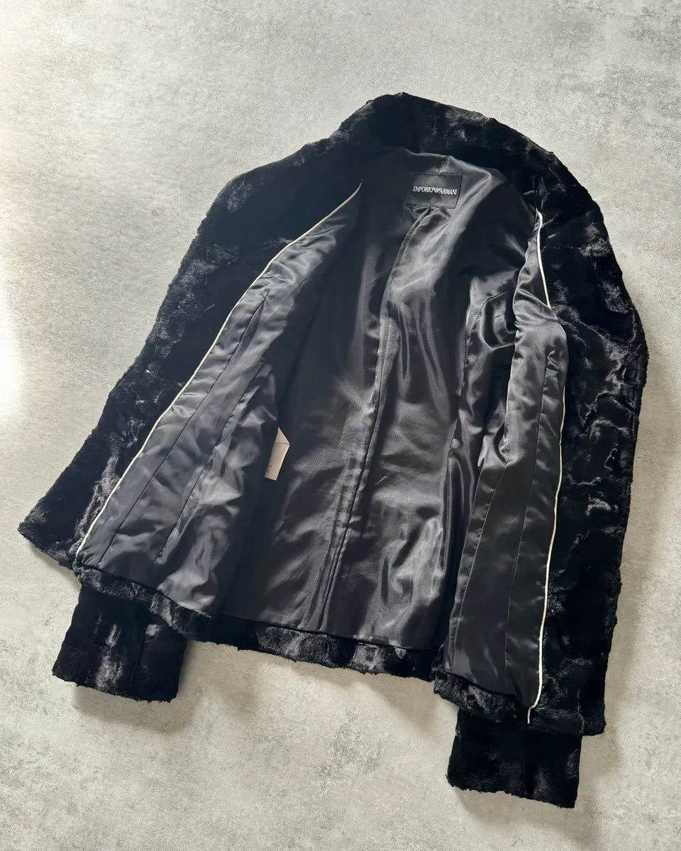 AW2011 Emporio Armani Elegant Fur Premium Jacket lYCHRJs 2