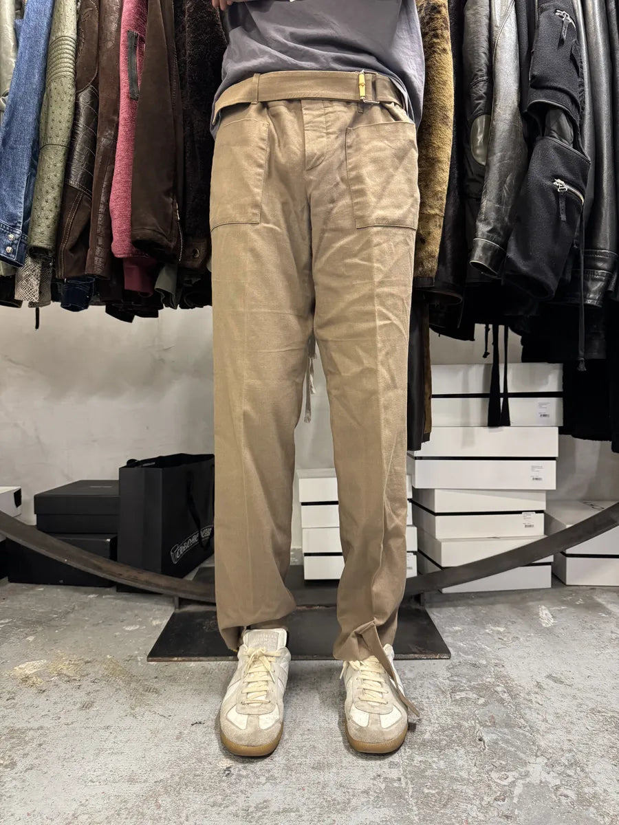SS2010 Gucci Bamboo Buckle Tailored Pants yNUNgAw 1