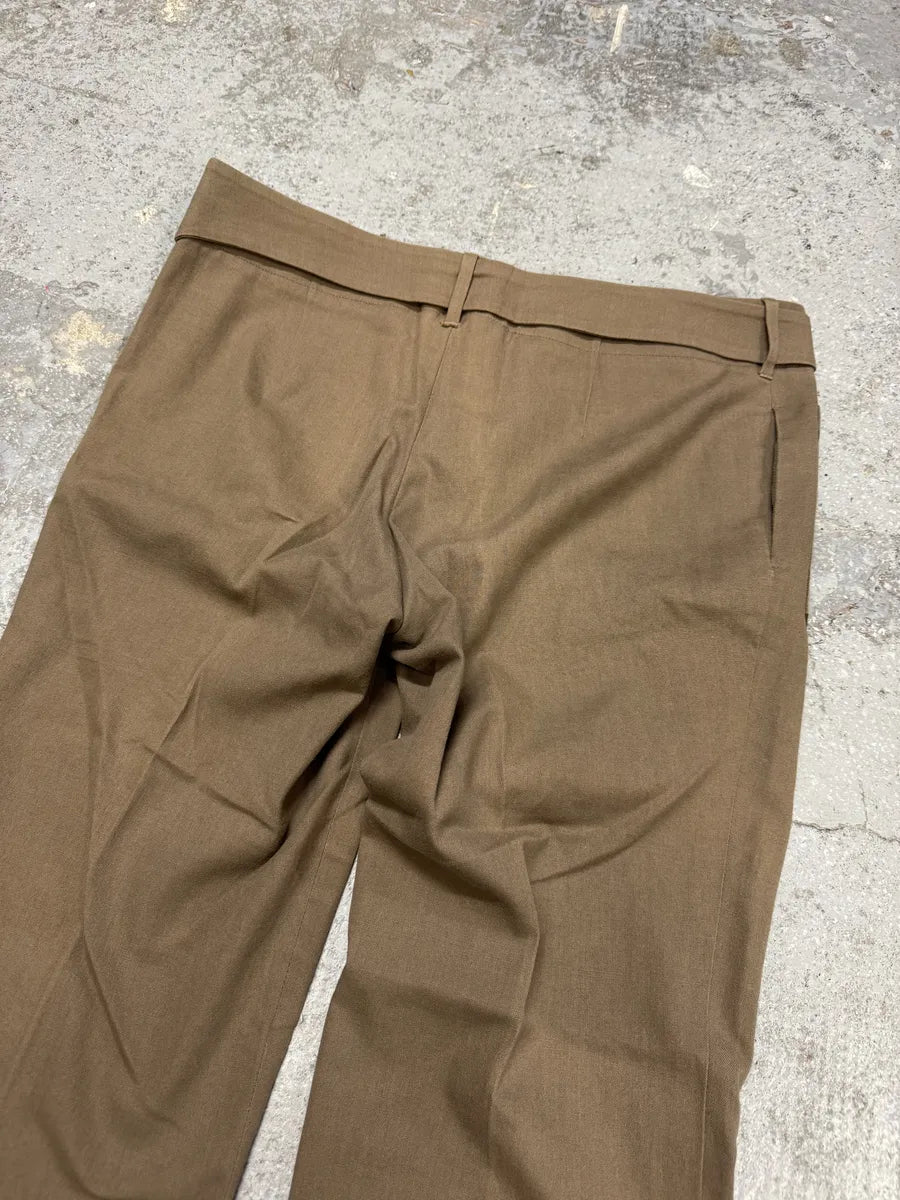 SS2010 Gucci Bamboo Buckle Tailored Green Pants yNUNgAw 5