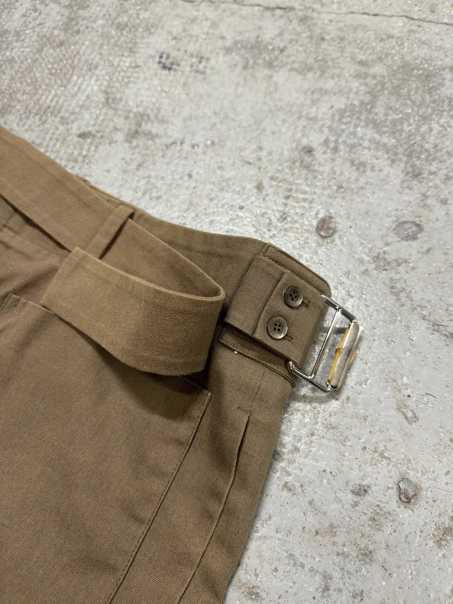 SS2010 Gucci Bamboo Buckle Tailored Green Pants yNUNgAw 9