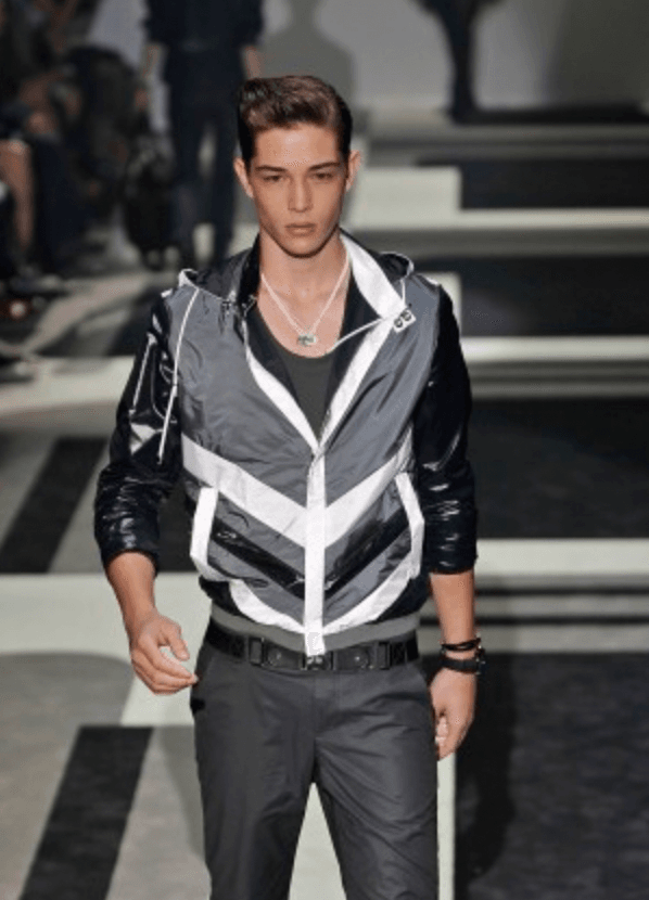 SS2010 Gucci Black & Grey Nylon Windbreaker Jacket by Frida Giannini zQqtetN 1