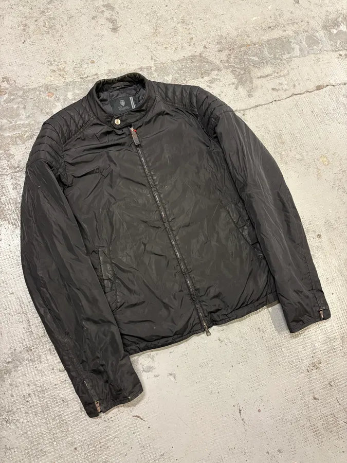 AW2010 Gucci Black Quilted Nylon Bomber Jacket FQIiTEV 3