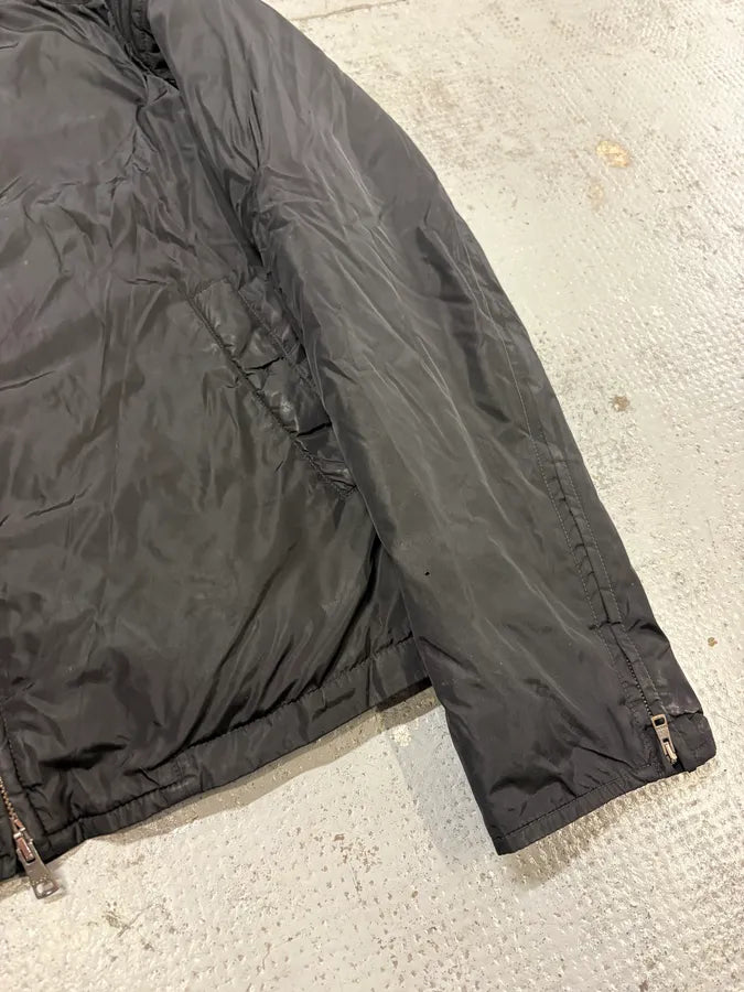AW2010 Gucci Black Quilted Nylon Bomber Jacket FQIiTEV 7