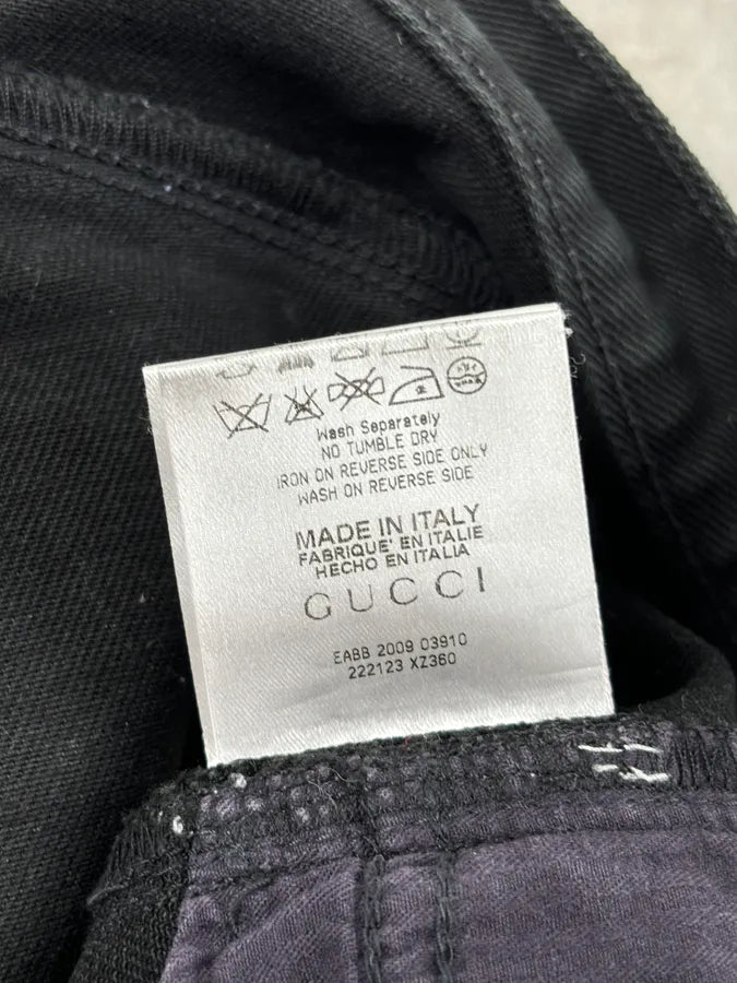 AW2009 Gucci Black Slim Jeans by Frida Giannini SLAbeIo 13