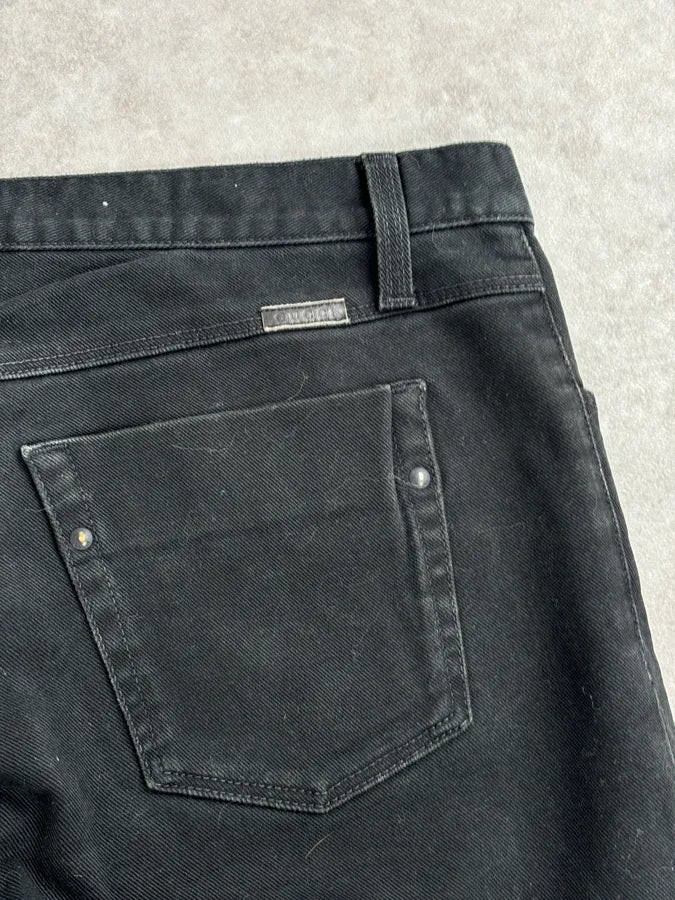 AW2009 Gucci Black Slim Jeans by Frida Giannini SLAbeIo 8