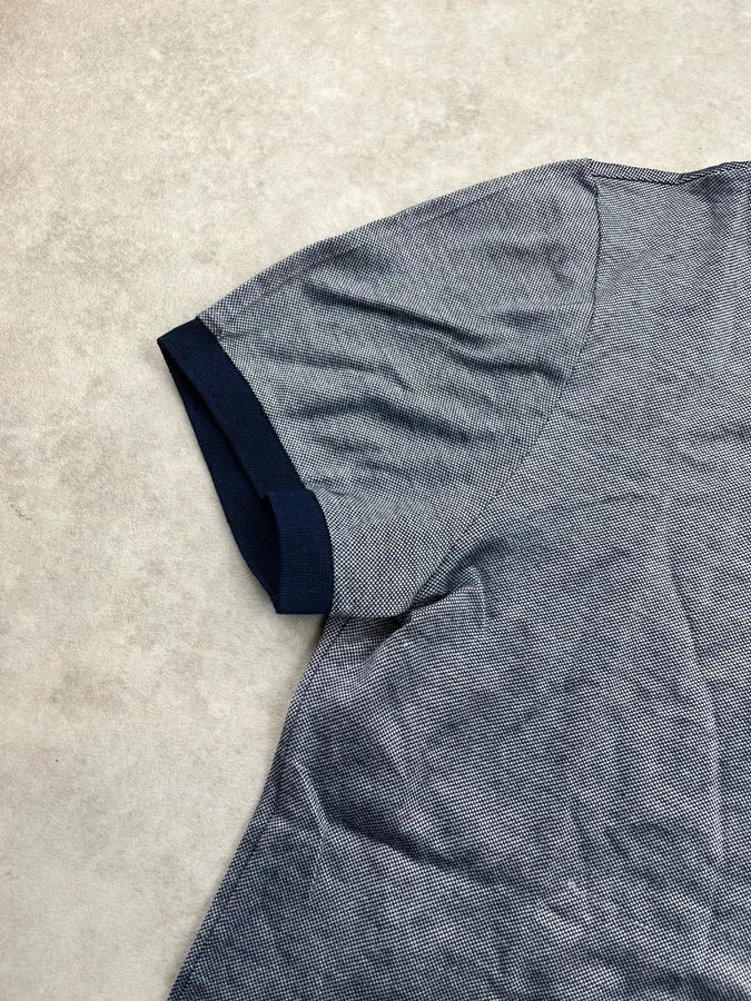 SS2010 Gucci Navy & Grey Stripe Polo bwPFhKG 4
