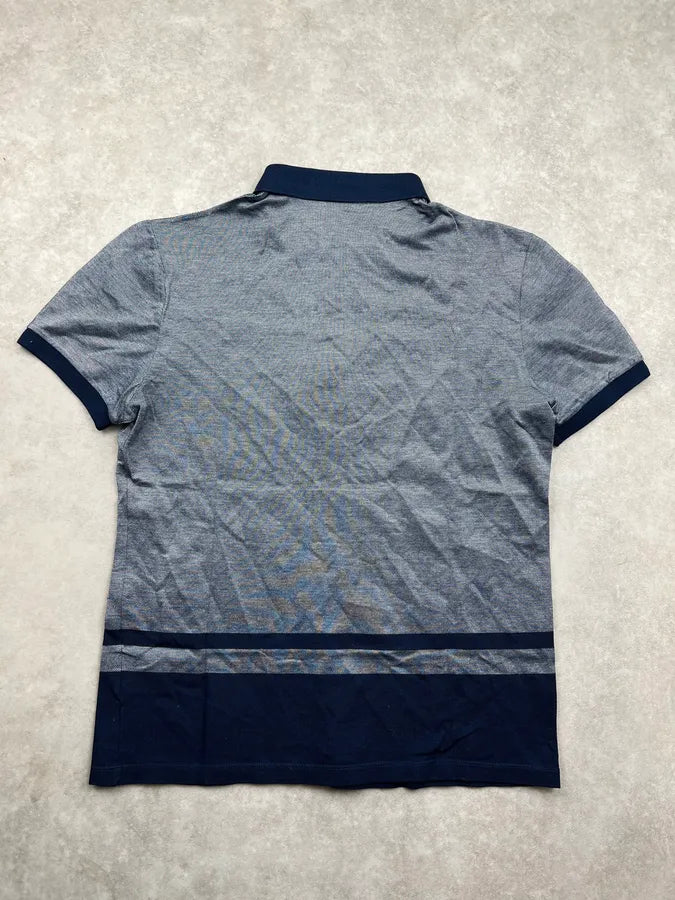 SS2010 Gucci Navy & Grey Stripe Polo bwPFhKG 5