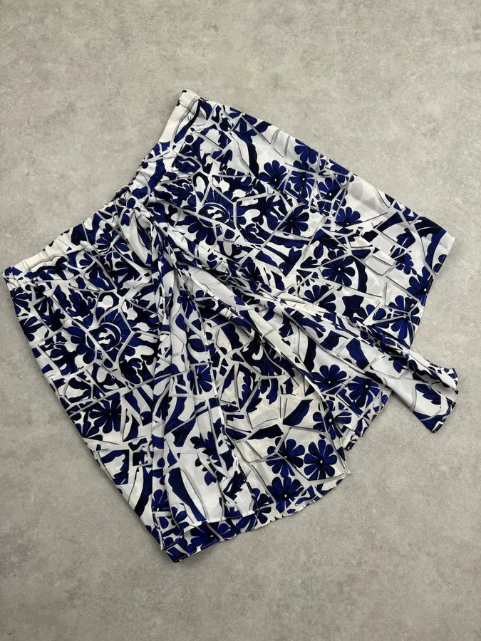 SS2010 Gucci Navy & White Floral Skirt & Top Set by Frida Giannini xUGRQgn 12