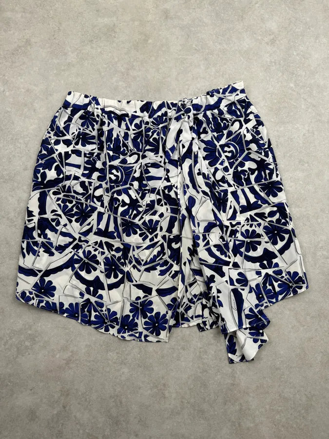 SS2010 Gucci Navy & White Floral Skirt & Top Set by Frida Giannini xUGRQgn 13
