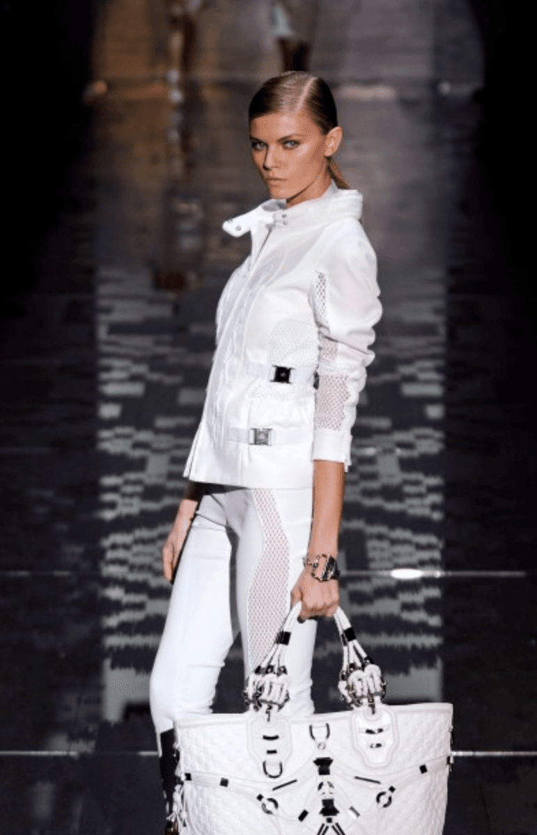 SS2010 Gucci White Techno Horsebit Shoulder Bag by Frida Giannini fGXHlut 3