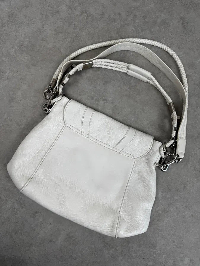 SS2010 Gucci White Techno Horsebit Shoulder Bag by Frida Giannini fGXHlut 6