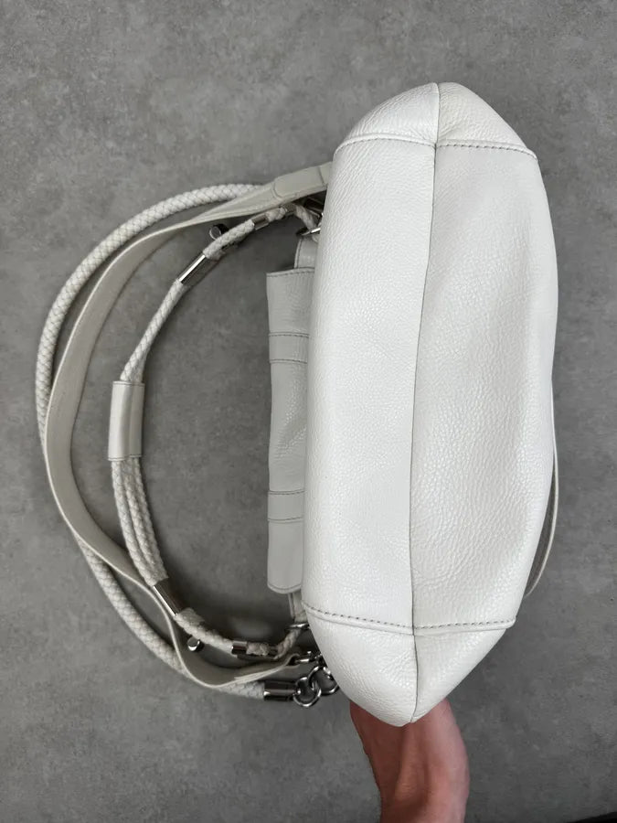 SS2010 Gucci White Techno Horsebit Shoulder Bag by Frida Giannini fGXHlut 13