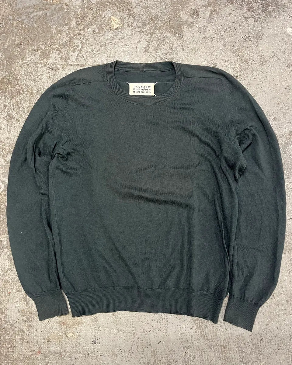 SS2010 Maison Margiela Blue Signature Sweater (M) tBbsihJ 0